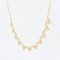 18 Karat French Yellow Gold Drapery Necklace, 1960s 6