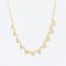 18 Karat French Yellow Gold Drapery Necklace, 1960s, Image 6