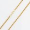 18 Karat Modern Yellow Gold Twisted Threads Chain, Image 11