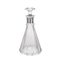 Large Art Deco Decanter in Silver and Glass 1