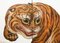 Kateryna Komendant, Tiger Graze, 2020, Olio su tela, Immagine 1