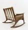 Mid-Century Modern Cane Rocking Chair, 1950s, Image 8