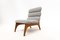 Contemporary Wood and Fabric Easy Chairs, Italy 5