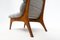 Contemporary Wood and Fabric Easy Chairs, Italy 10