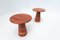 Contemporary Italian Red Travertine Side Tables, Image 2