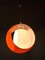 Lampada a sospensione Moon in vetro di Murano di Carlo Nason per Mazzega, anni '60, Immagine 4