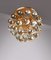 Small Murano Glass Tear Drop Flush Mount Chandelier from Palwa, Germany, 1960s 4