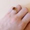 18k Gold With Citrine Quartz Solitaire Ring, 1960s 12