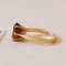 18k Gold With Citrine Quartz Solitaire Ring, 1960s 9