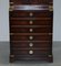 Military Campaign Mahogany Bookcase & Chest of Drawers from Harrods Kennedy, Image 7