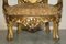 Antike französische Louis XV Armlehnstühle aus vergoldetem Holz, 2er Set 7