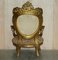 Antike französische Louis XV Armlehnstühle aus vergoldetem Holz, 2er Set 20