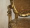 Fauteuils Louis XV Antiques en Bois Doré, France, Set de 2 8