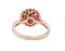 18 Karat Rose Gold Engagement or Solitaire Ring with Diamonds 3