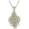 18 Karat White Gold Bell-Shaped Pendant Necklace with Diamonds 1