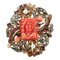 9 Karat Rose Gold and Silver Ring with Diamonds, Engraved Coral, Pearls and Stones 1