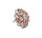 Bague en Or Rose et Blanc 9 Carats avec Aigue-Marine et Diamants 2