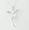 18 Karat White Gold Cross Pendant Necklace with Diamonds 3