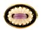 Vintage Gelbgold Vintage Ring mit Diamanten, Amethyst, Onyx und Koralle 1