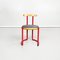 Italienische Mid-Century Stühle aus Metall, Leder & Holz von Tito Agnoli, 1950er, 5er Set 3