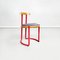Italienische Mid-Century Stühle aus Metall, Leder & Holz von Tito Agnoli, 1950er, 5er Set 2
