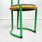 Italienische Mid-Century Stühle aus Metall, Leder & Holz von Tito Agnoli, 1950er, 7er Set 13