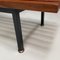 Large Mid-Century Modern Italian Wood Strip Bench with Brass Tips, 1960s 11