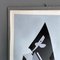 Dova, Italian Modern Gray and Black Abstract Painting, 1980s, Paint on Wood, Framed 7