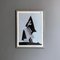 Dova, Italian Modern Gray and Black Abstract Painting, 1980s, Paint on Wood, Framed 2