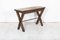 Antique English Topped Tavern Table in Elm 3