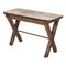 Antique English Topped Tavern Table in Elm, Image 1