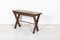 Antique English Topped Tavern Table in Elm 8