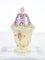 Bemaltes Opalglas Gefäß mit Deckel, Frankreich 1