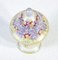 Bemaltes Opalglas Gefäß mit Deckel, Frankreich 2