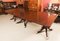 Antique George III Regency Dining Table and Chairs, 1800s, Set of 13 5