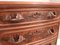 Antique Carved Mahogany Chest of Drawers 7