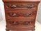 Antique Carved Mahogany Chest of Drawers, Image 5