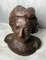 Antique Carved Wooden Female Bust 8