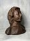 Antique Carved Wooden Female Bust 6