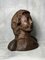 Buste de Femme Antique en Bois Sculpté 6