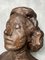 Busto femenino antiguo de madera tallada, Imagen 3