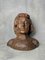 Antique Carved Wooden Female Bust, Image 2