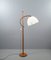 Lámpara de pie de teca al estilo de Domus & Wegner Juhl, años 60, Imagen 11