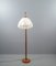 Lámpara de pie de teca al estilo de Domus & Wegner Juhl, años 60, Imagen 16