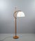 Lámpara de pie de teca al estilo de Domus & Wegner Juhl, años 60, Imagen 1