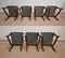 Antique Chairs in Leather and Mahogany from Maison E. Diot, 1900, Set of 7 14