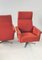 Swivel Red Armchairs by J. Smidek, Czechoslovakia, 1970s, Set of 2, Image 8