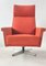 Swivel Red Armchairs by J. Smidek, Czechoslovakia, 1970s, Set of 2, Image 4