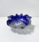 Vintage Ashtray in Blue Murano Glass 1