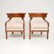 Antique Swedish Birch Armchairs, Set of 2 2